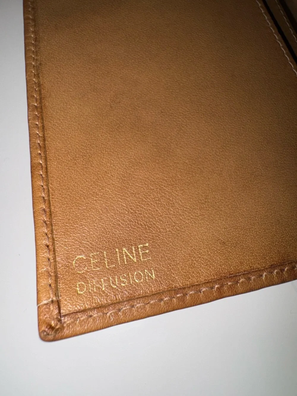Celine Macadam Canvas & Leather Long Wallet Vintage Celine Diffusion